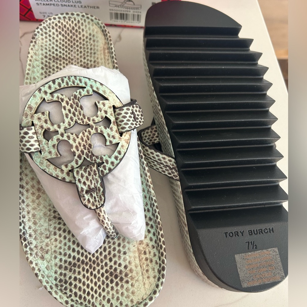 Tory Burch Miller Cloud Lug - Seaside Roccia/Perfect Black